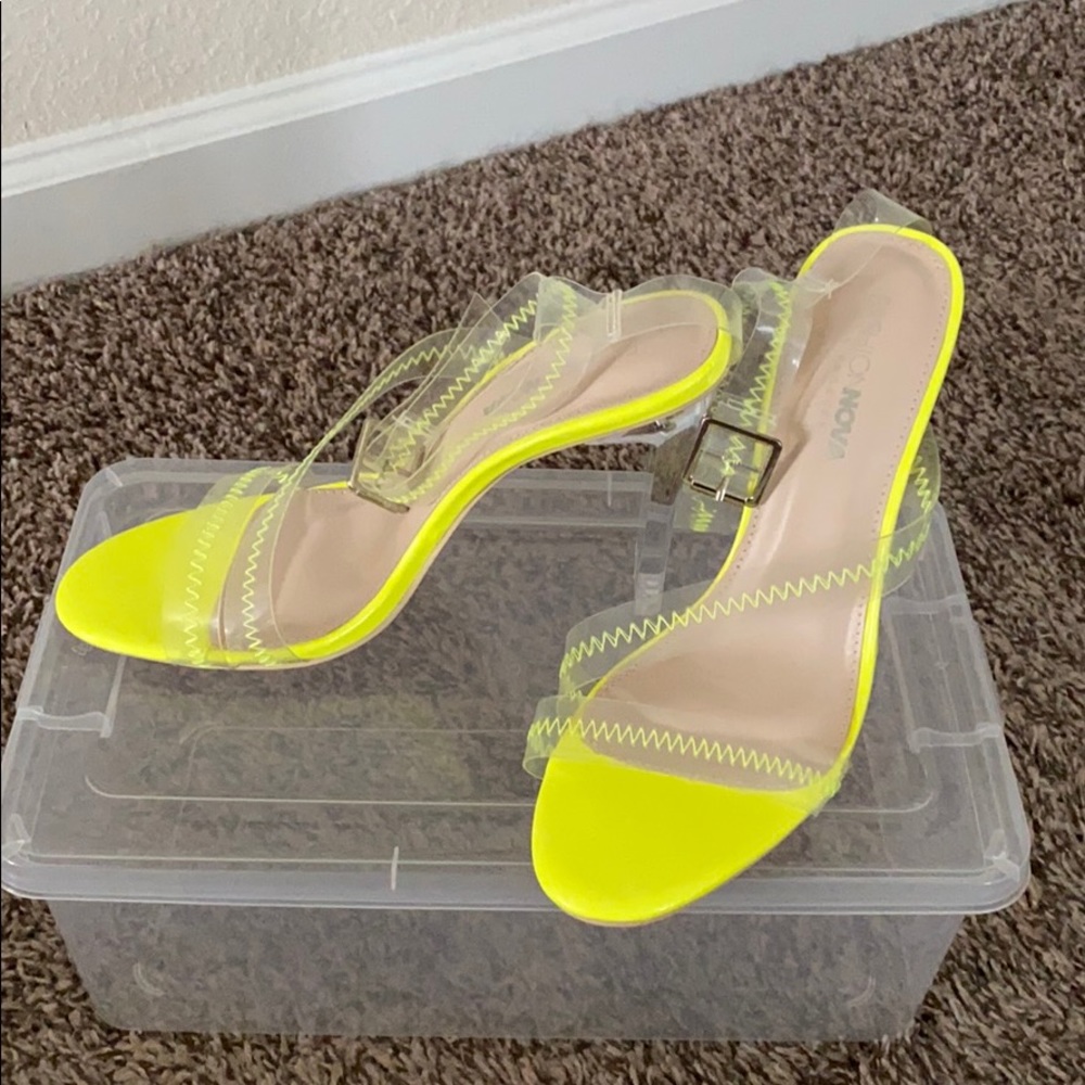 Strapped heels